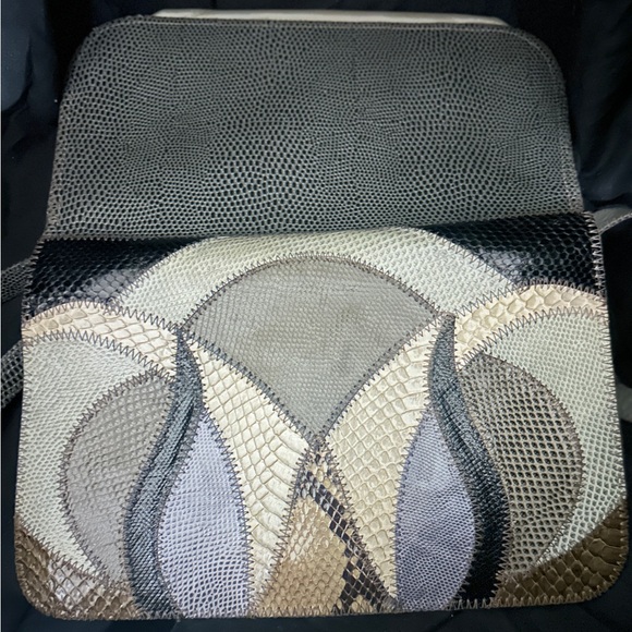 Vintage Furst & Mooney Snake Skin Clutch - Picture 2 of 6